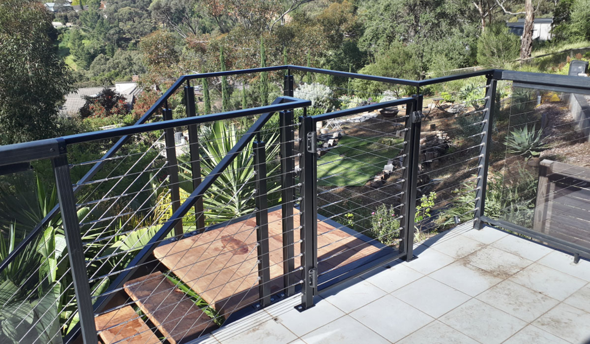Matte Black Handrails & Balustrades Adelaide