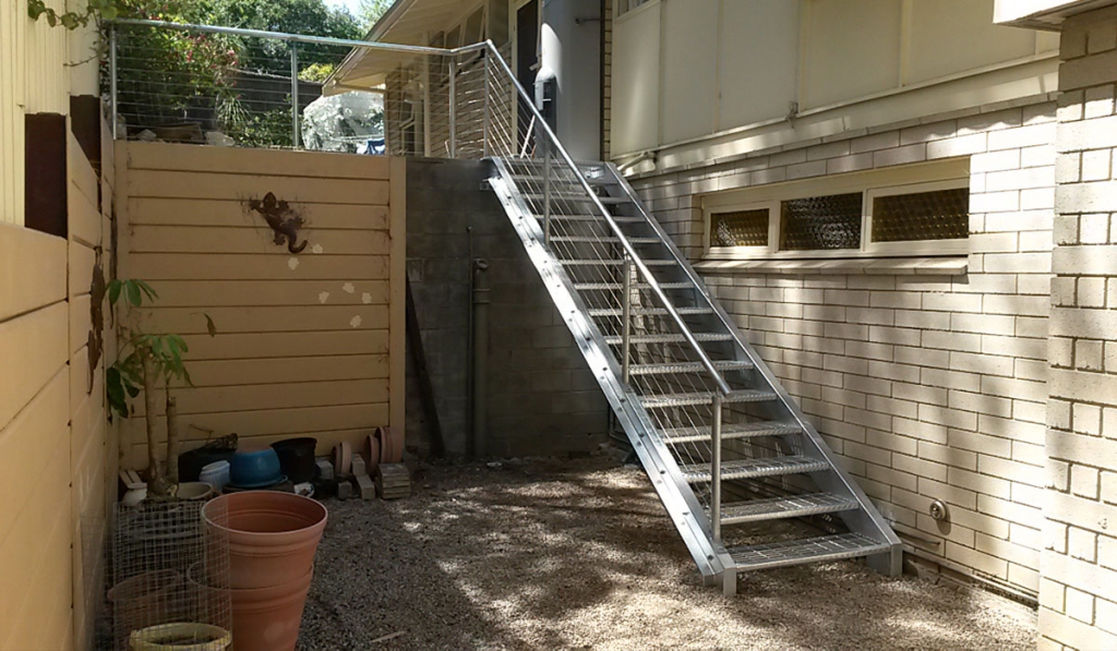 Outdoor metal access staircase Adelaide Outdoor metal access staircase Adelaide