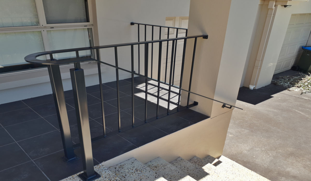 Matte Black Handrails Adelaide