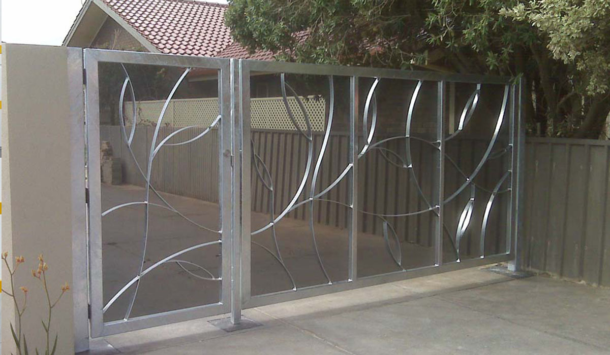 Metal security fence in Adelaide