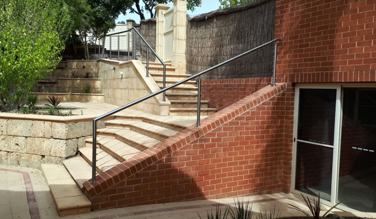 Metal wire balustrades Adelaide