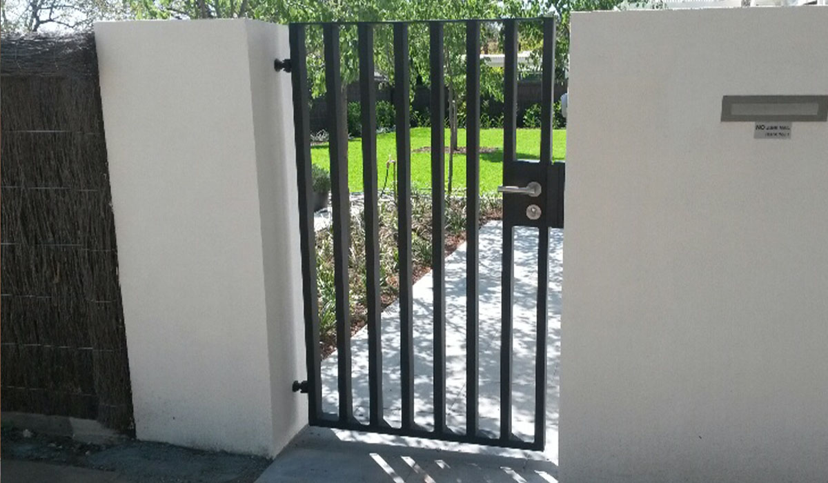 Metal lock gates in Adelaide