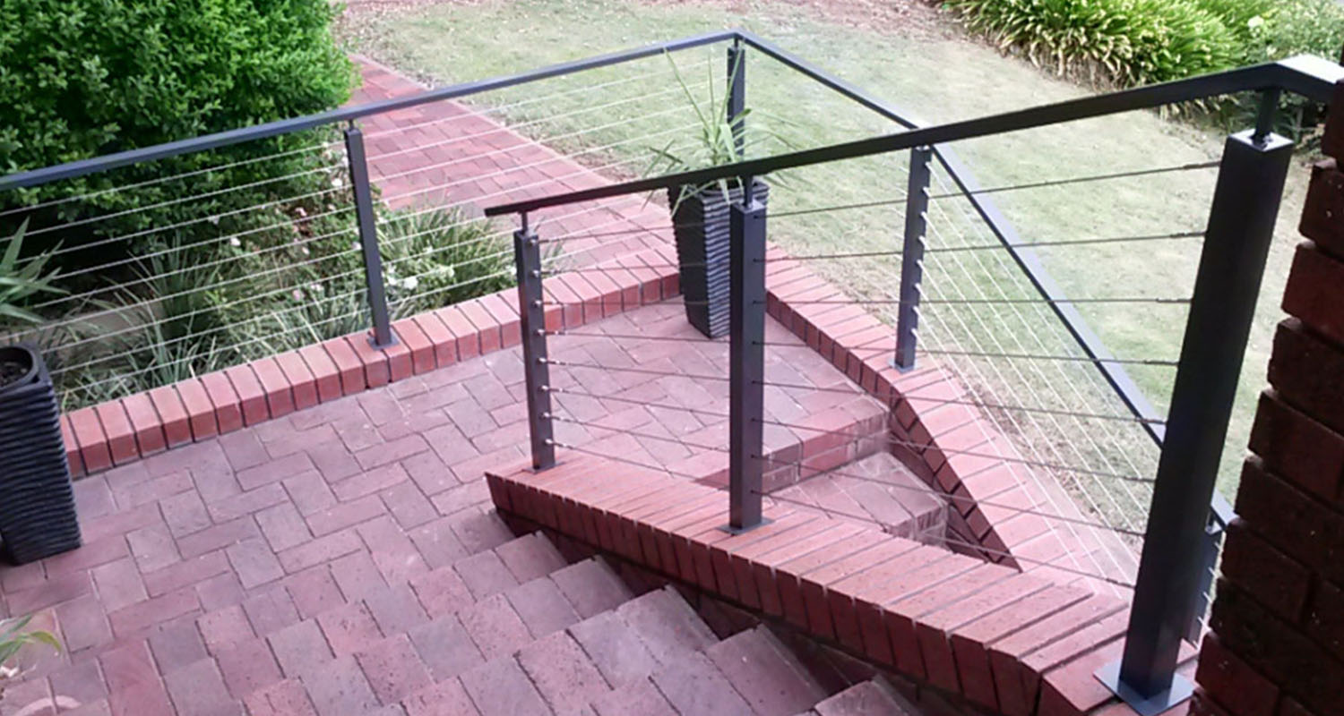 metal balustrades for outside of a home