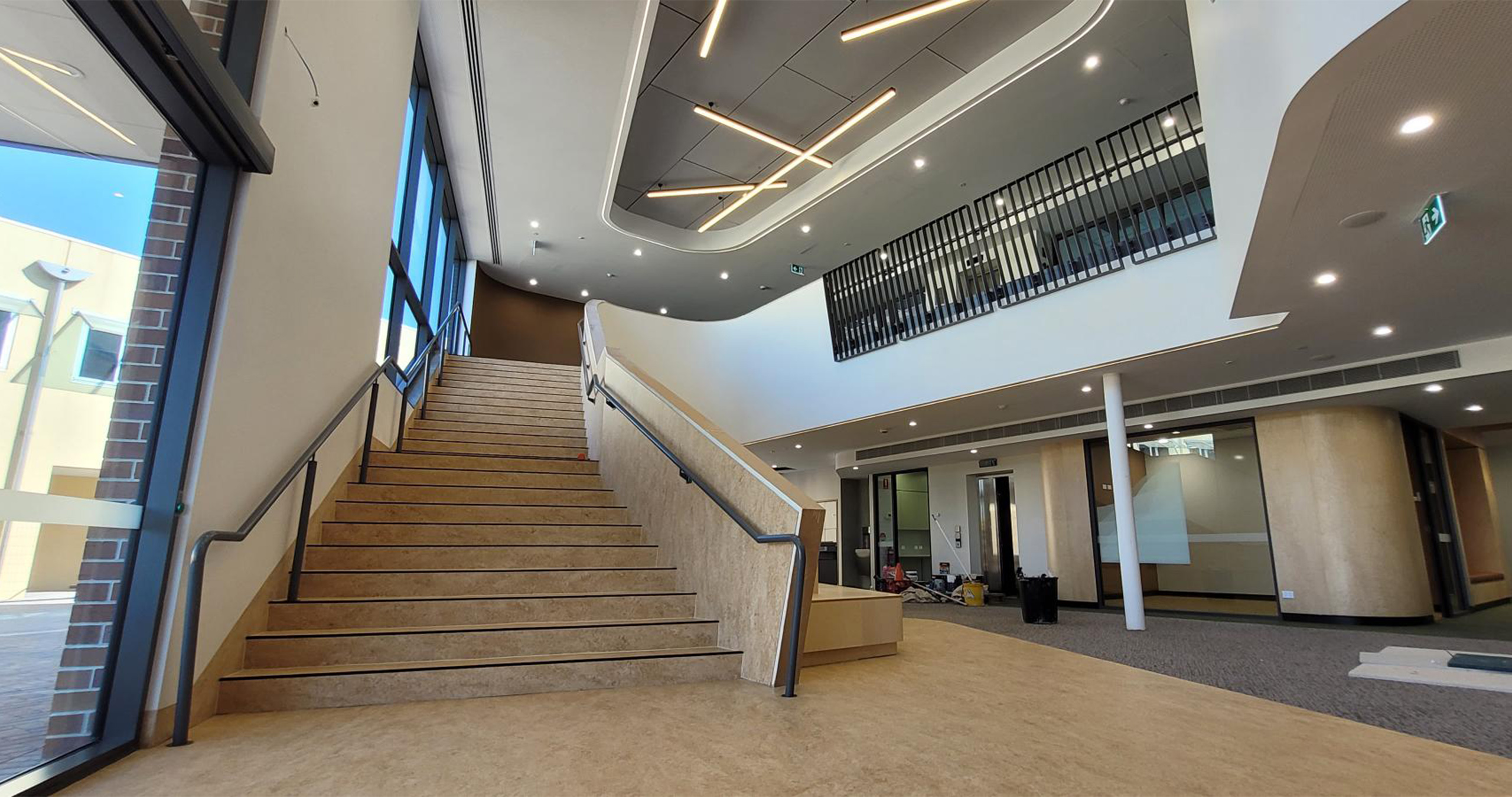 Commercial project - staircase installed for an Adelaide School Facility